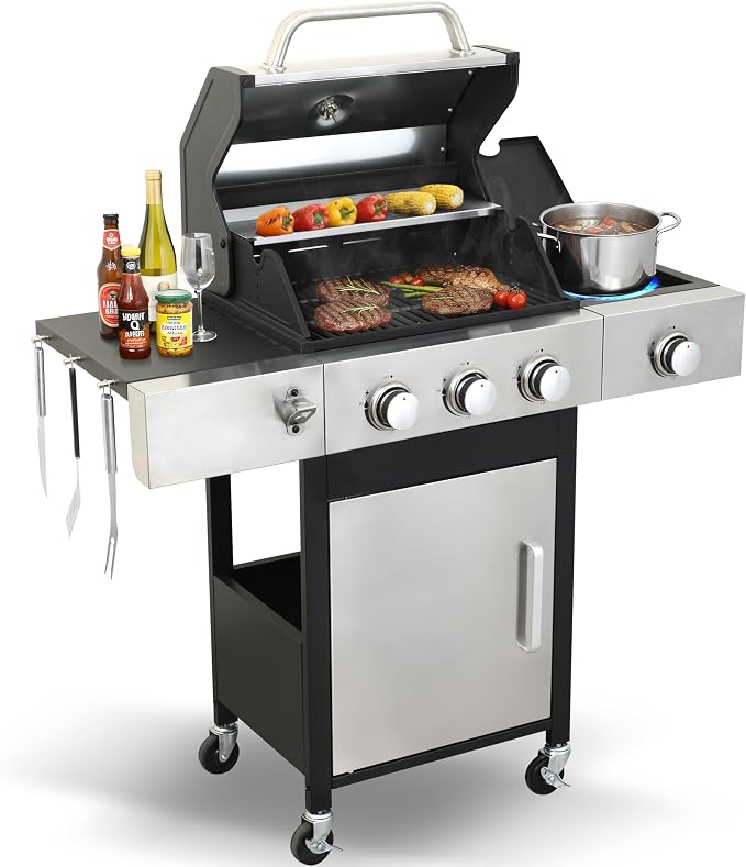3-Burner Propane Grill by Unknown