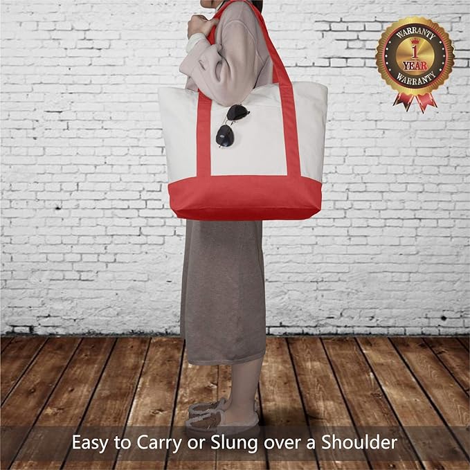 TOPDesign 1-Pack Canvas Tote Bag - Image 2