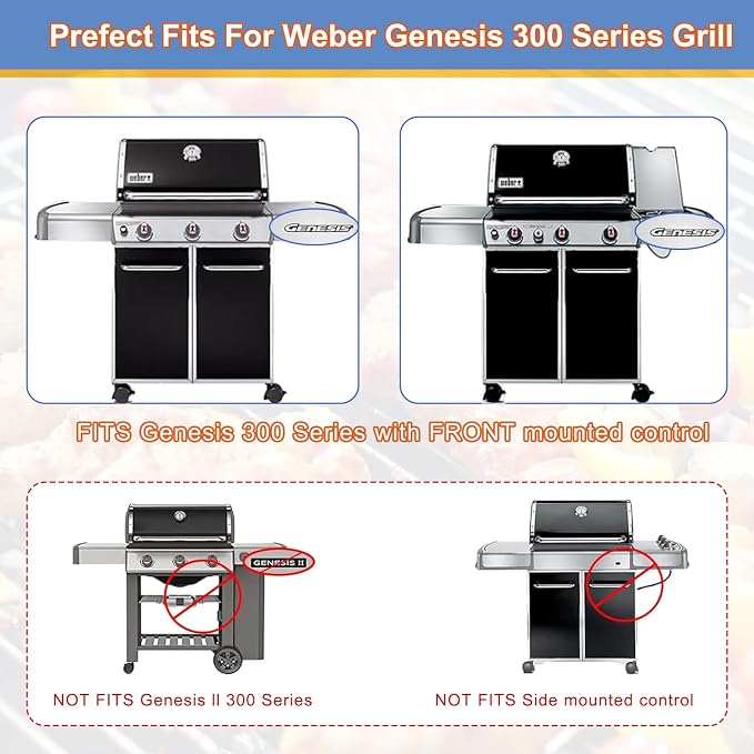 Grill Parts Replacement for Weber Genesis 300 Series, EP330 Grill - Image 3