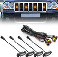 4PCS LED Amber Grill Lights，Grille Lights by YXNXLIGHT