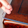 OstepDecor Clear Table Protector 30 x 30 Inch, 2mm Thick Plastic Table Cover by OstepDecor
