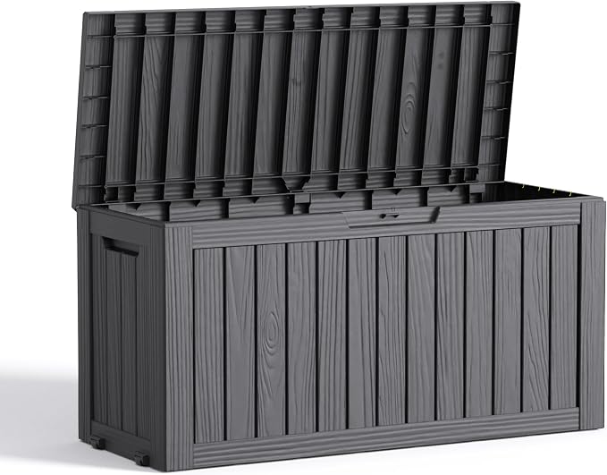 75 Gallon Outdoor Storage Box – Resin Deck Box by ATMELT