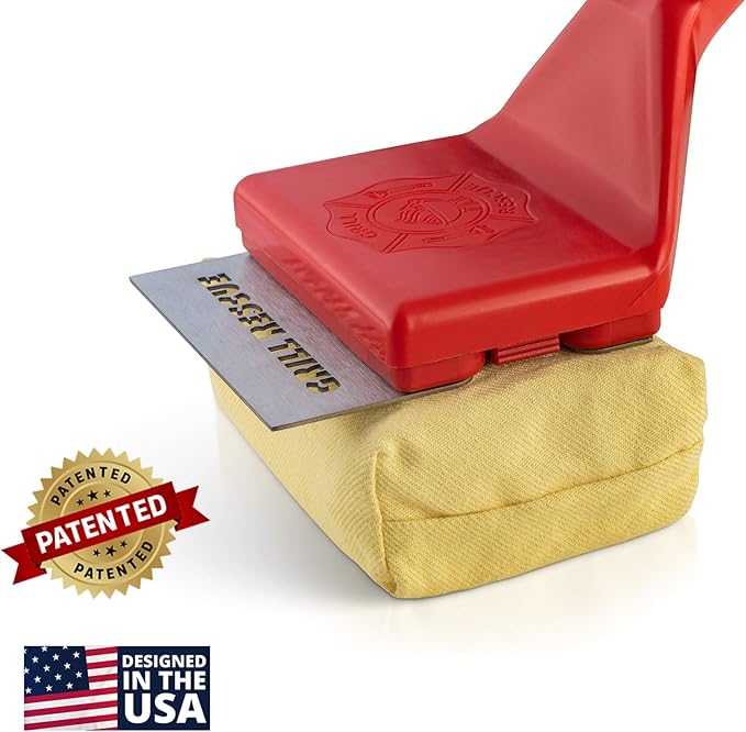 Grill Brush with Replaceable Bristle-Free Scraper Head, 600°F Rated
