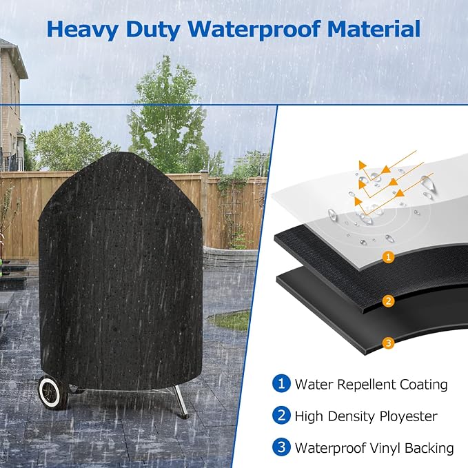 SunPatio Heavy Duty Waterproof Grill Cover Compatible - Image 4