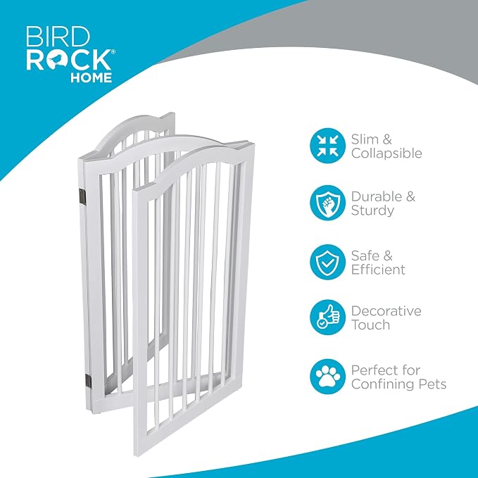 INTERNET'S BEST Arched Top Dog Gate | 3 Panel, and Porch | Portable, Extra Wide - Image 5