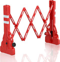RELIANCER Expandable 7.41ft Safety Barricade, Retractable Security Barrier by RELIANCER
