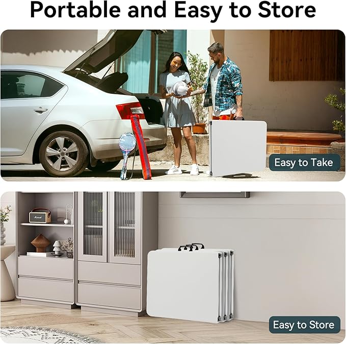 5 Pack of 6 Foot Foldable Table - Image 5