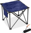 FUNDANGO Folding Camping Stool, 18.1 Inch Oversized Foot Stools 400 Lbs Heavy by FUNDANGO