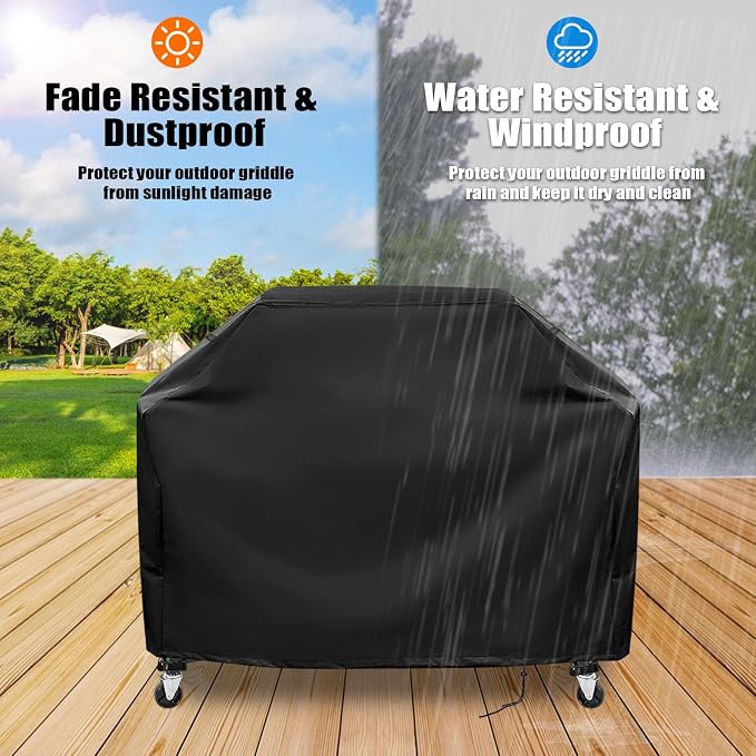 Grill Cover for Captiva Designs 4-Burners Propane Gas BBQ Grill, Waterproof - Image 5