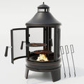 ALAULM Metal Chiminea Fire Pit by ALAULM
