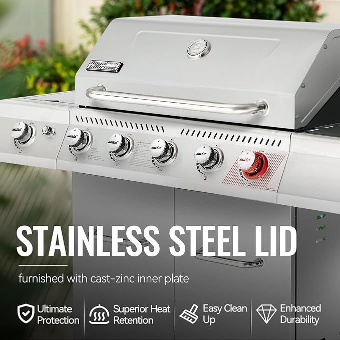 Royal Gourmet 5-Burner Propane Gas Grill - Image 4
