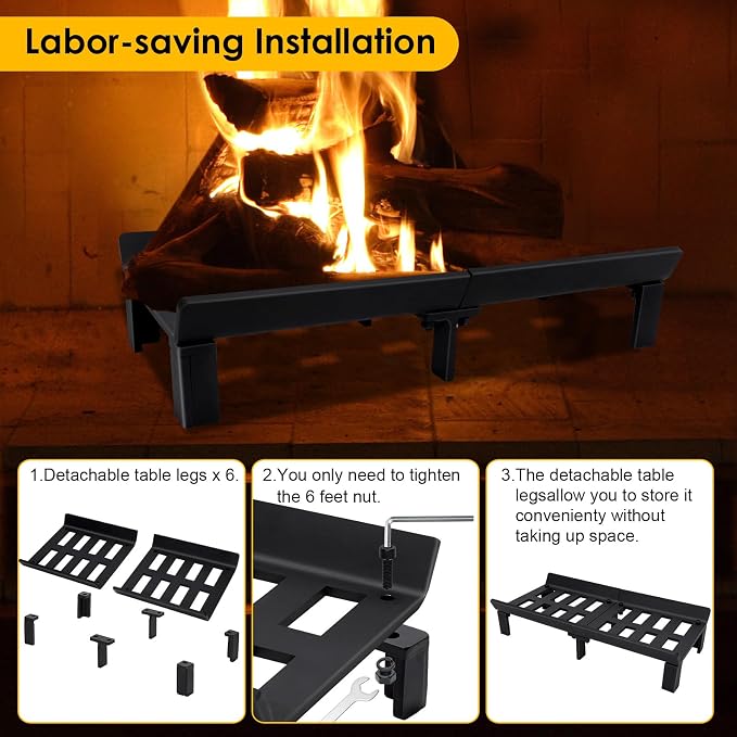 STBoo Fireplace Grate 20inch - Image 6