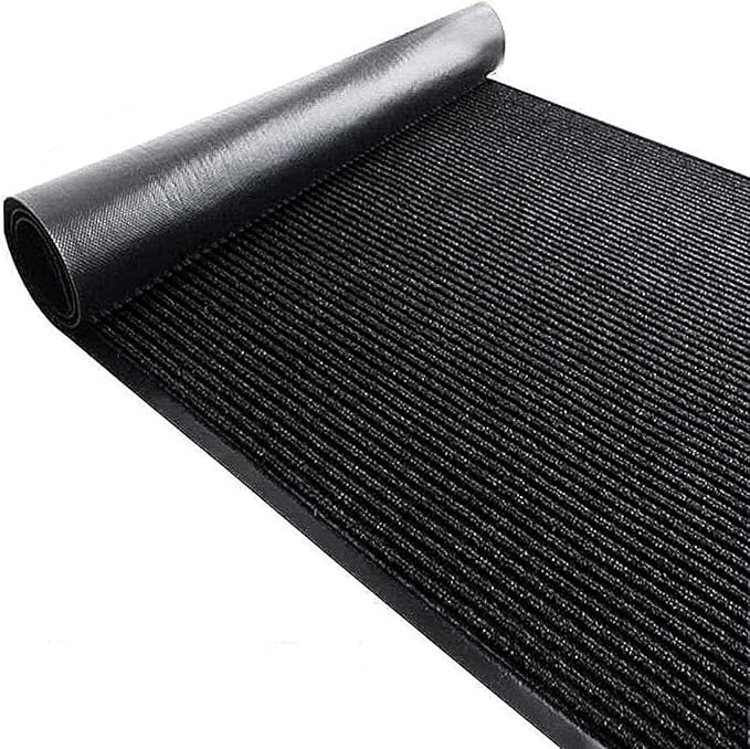 TANYOYO 3' X 10' Commercial Grade Door Floor Mat Brush Step Entrance Mat Vinyl by TANYOYO