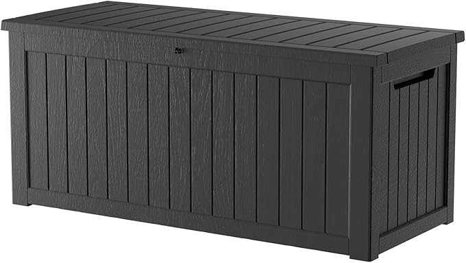230 Gallon Outdoor Storage Box – Resin Deck Box by ATMELT