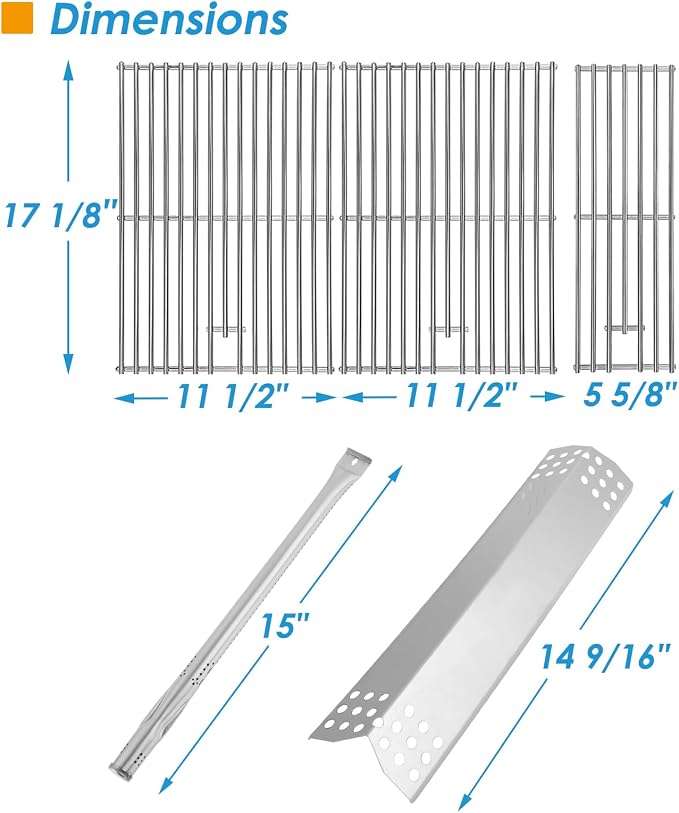 Replacement Parts Kit for Nexgrill Evolution Infrared Plus 5-Burner 720-0882A - Image 2