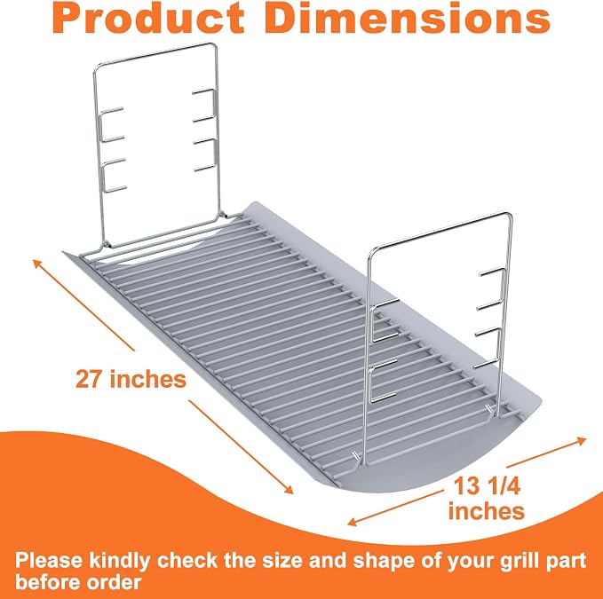 LS'BABQ 27 Inch Charcoal Ash Pan Replacement - Image 2
