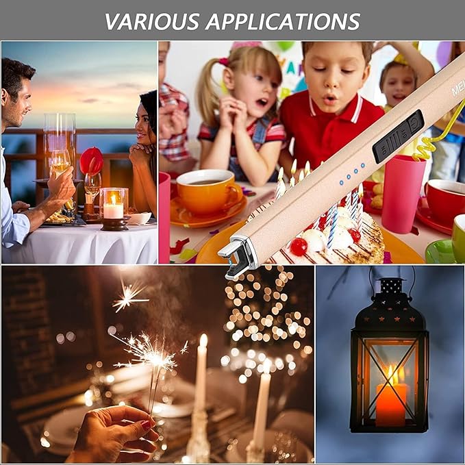 MEIRUBY 2 Pack Electric Candle Lighter, Christmas Stocking Stuffers Gifts - Image 7