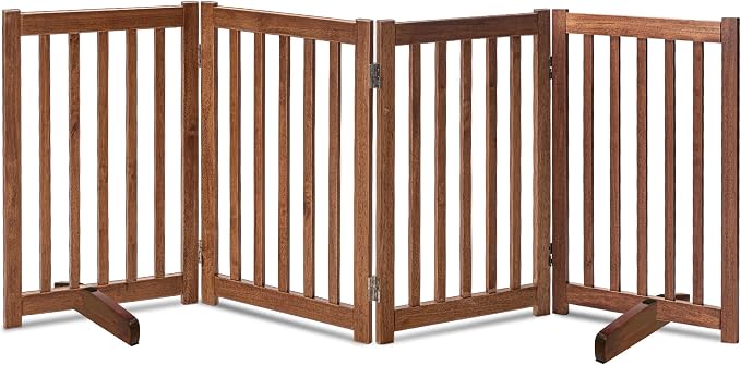LZRS Freestanding Extra Wide Dog Gate 30 inch Tall by LZRSPET