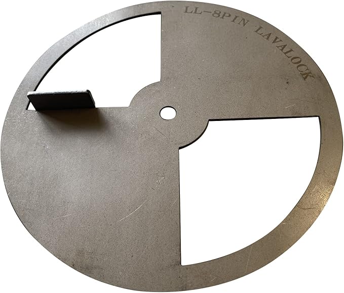 LavaLock® Smoker Pinwheel BBQ air Damper Pit Grill Vent, Steel 4 6 8 12 by LavaLock%C2%AE