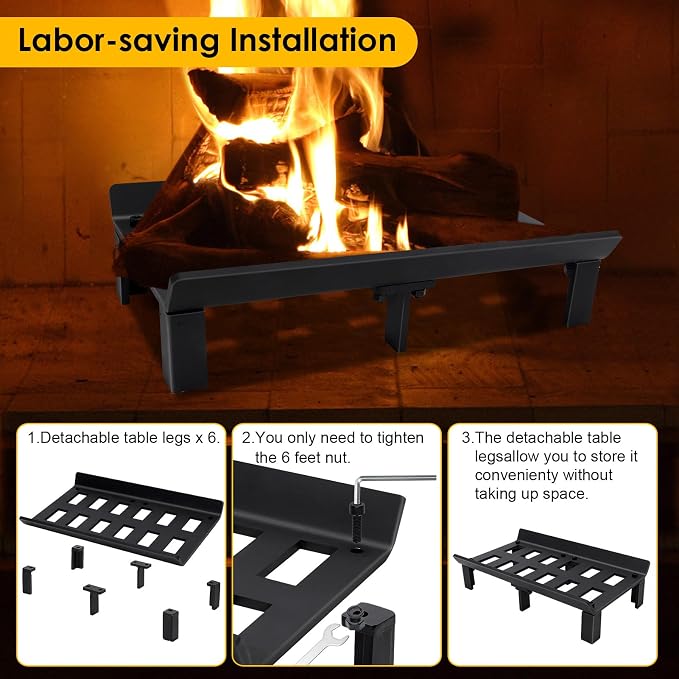 STBoo Fireplace Grate 17inch - Image 7