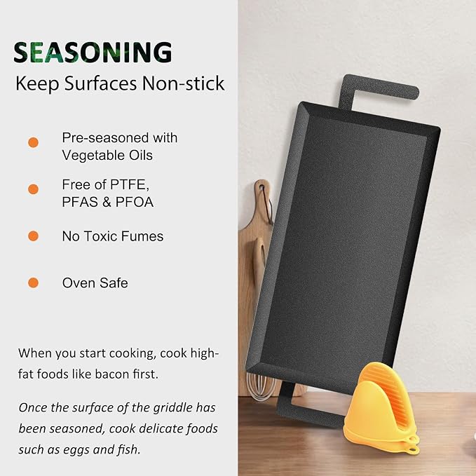 Universal Large Carbon Steel Griddle - Image 5
