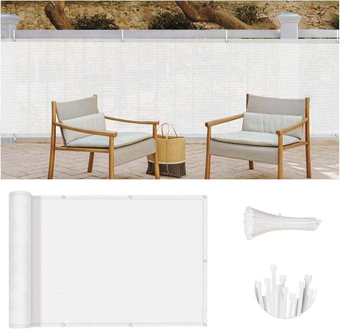 LOVE STORY Balcony Privacy Screen, UV Protection and Weather-Resistant by LOVESTORY