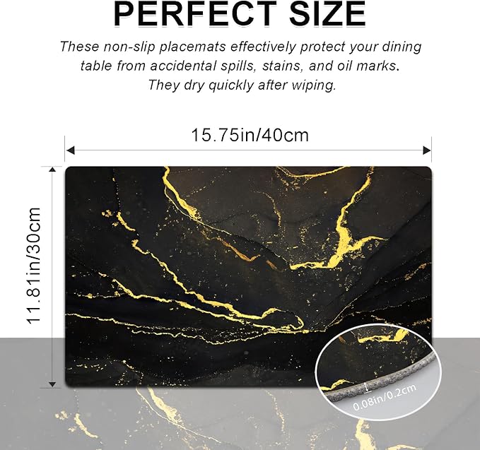 Marble Placemats Set of 4 - Image 5
