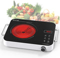 Single Burner Electric Cooktop, 1800W 110V Electric Stove Top by GIHETKUT