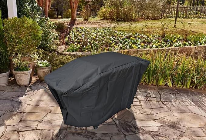 ZJYWSCH Grill Cover for Weber Slate 28" Griddle Outdoor Waterproof 600D Heavy - Image 7