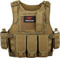 YAKEDA Adjustable Tactical Airsoft Training Vest | Camping, Gift by vAv+YAKEDA