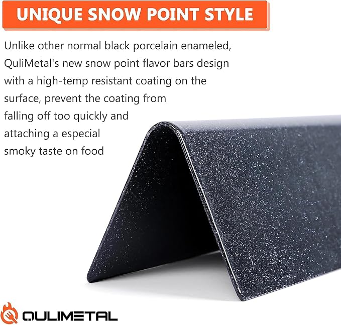 QuliMetal 7536 7537 22.5" Porcelain Steel Flavorizer Bars - Image 6