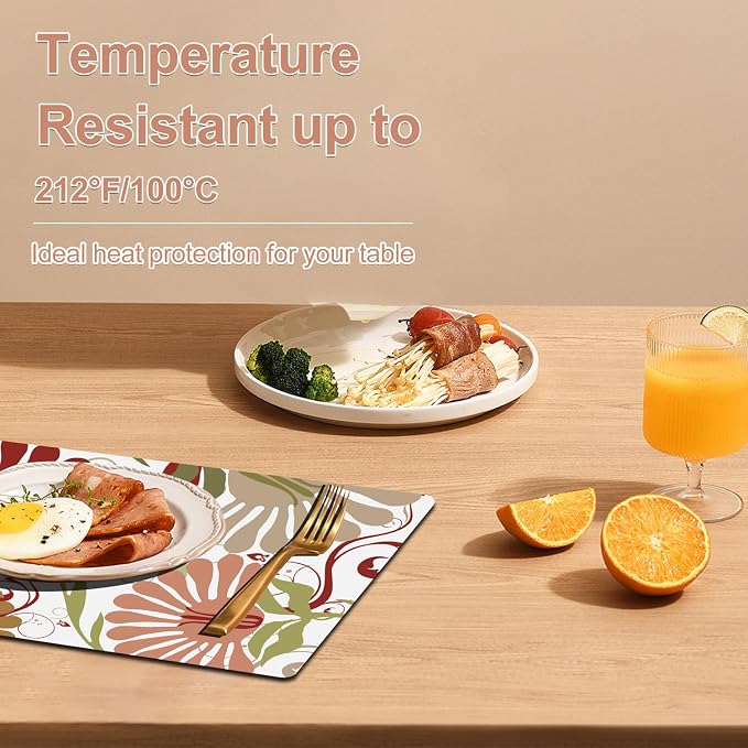 Flower Placemats Set of 4 - Image 2