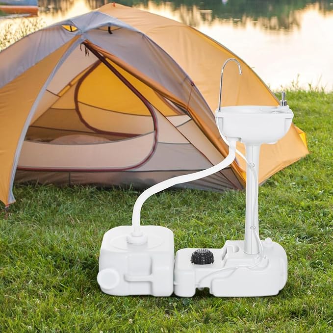 Portable Hand Washing Station, Camping Sink Wash Hand Basin - Image 7