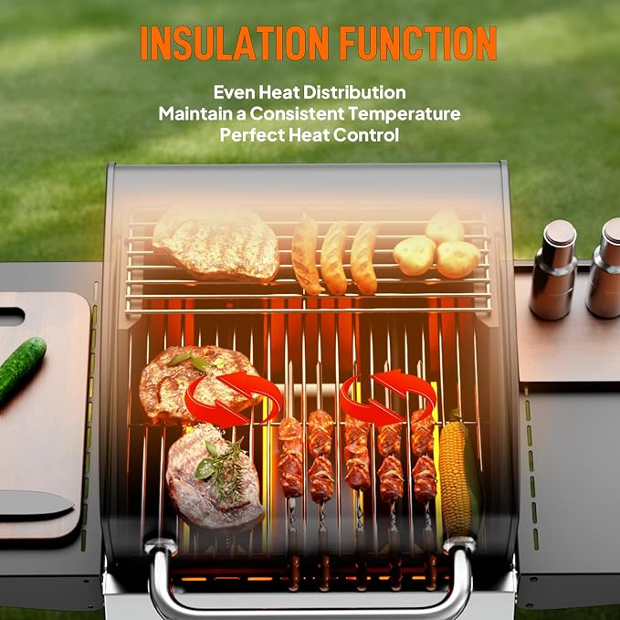 ROVSUN 2-Burner Propane Gas BBQ Grill - Image 4