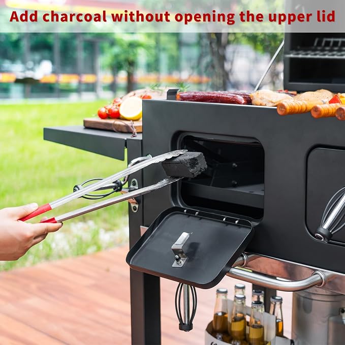 Charcoal Grill Outdoor BBQ Grill, Extra Large Cooking Area 794 Square Inches - Image 5