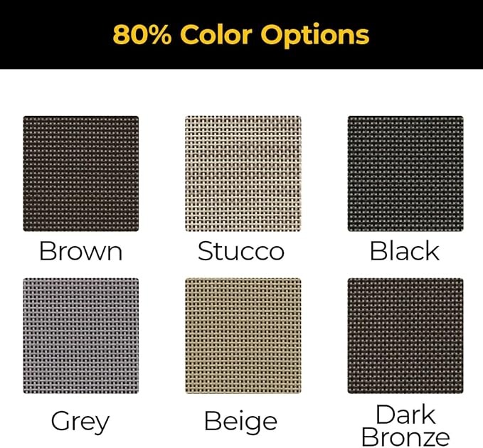 Custom Solar Screens for Windows Exterior 80% Shade - Image 6