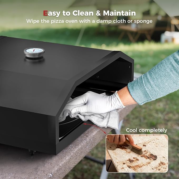 CAMPLUX 17 Inches Pizza Oven for Grill - Image 6