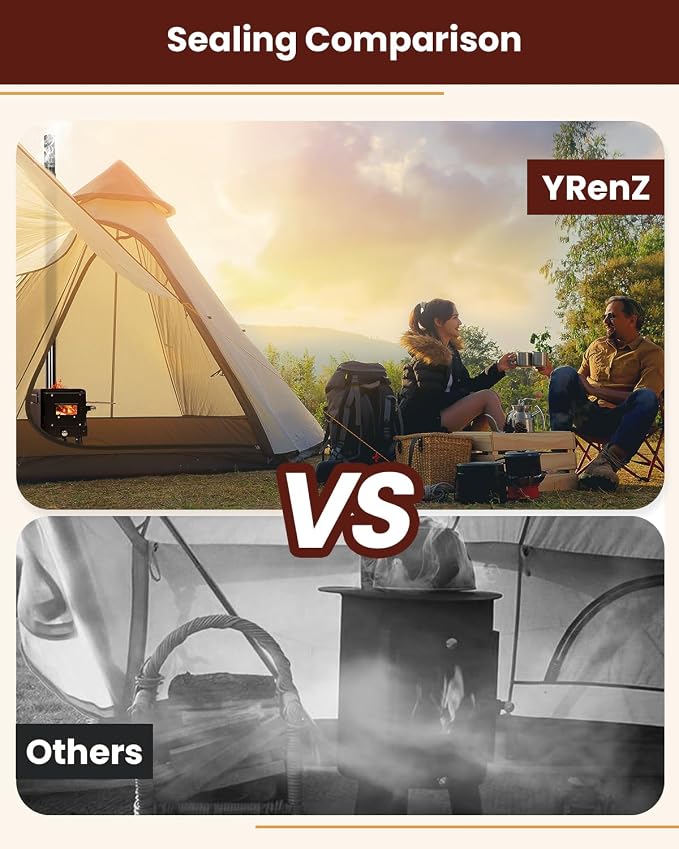 Wood Stove, YRenZ Hot Tent Stove - Image 5