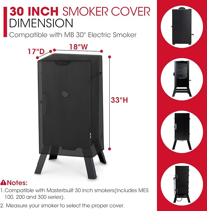 Unicook 30 Inch Electric Smoker Cover - Image 2