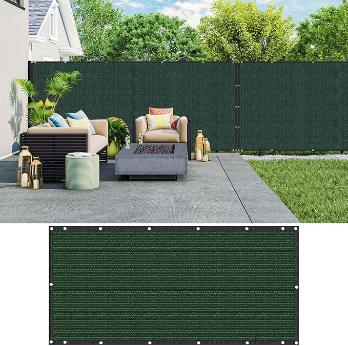 LITA 6' x 5' Garden Privacy Fence Screen Cover UV Protection Weather-Resistant by LITA