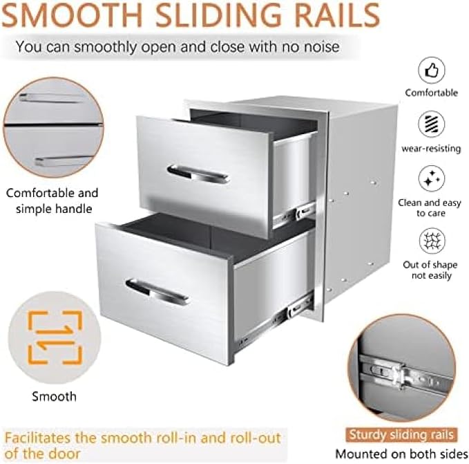 Stainless Steel Outdoor Kitchen Drawers - Image 6