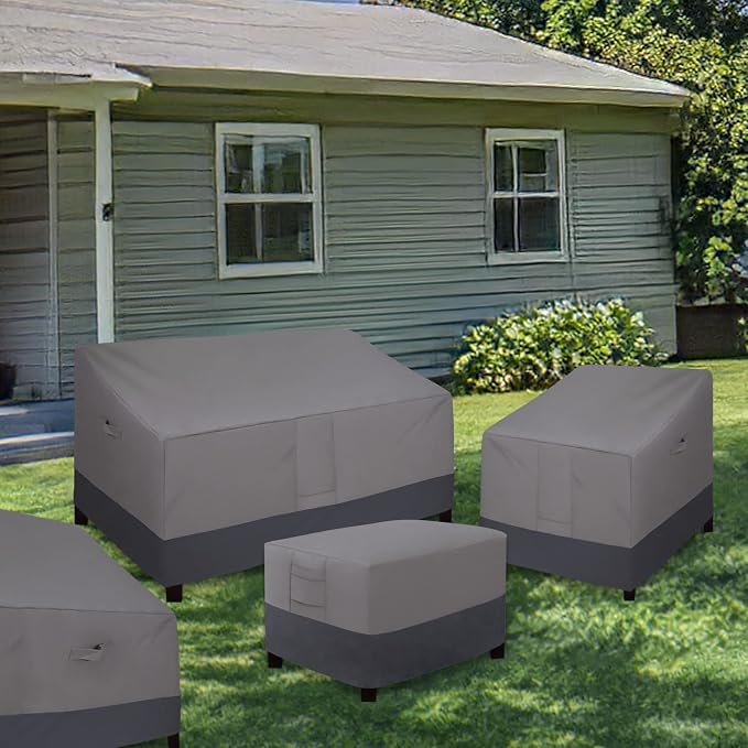 Easy-Going Outdoor Ottoman Cover, Waterproof Heavy Duty Patio Furniture Cover - Image 7