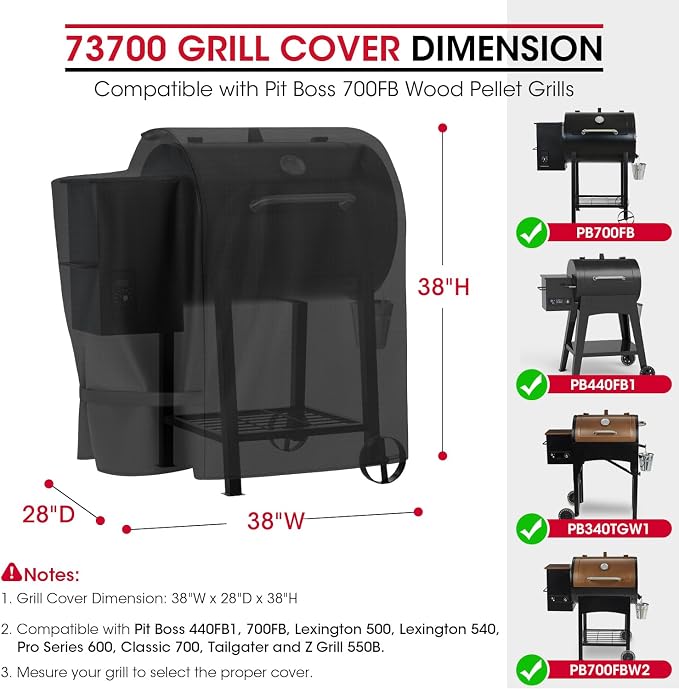 Unicook Pellet Smoker Cover Compatible - Image 2