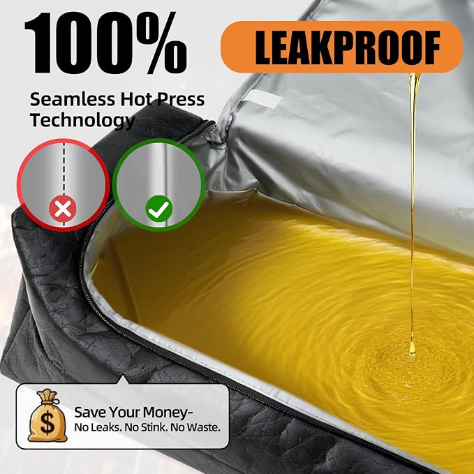 BBQ Blanket for Resting Meat, Leak-Proof Insulated Meat Resting Bag, 270° Top - Image 2