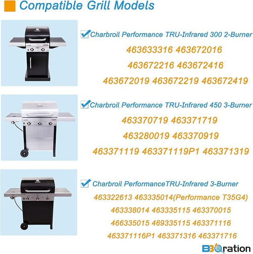 17" Grill Grate for Charbroil Performance TRU-Infrared 450 3-Burner 463370719 - Image 2