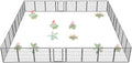 FXW Garden Fence Outdoor for The Yard – 32in x 72.9ft Heavy Duty Metal Animal by FXW