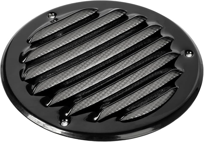 Repa Market 4 Inch Air Vent Covers/Black Galvanized Steel Return Air Grille/AC - Image 9