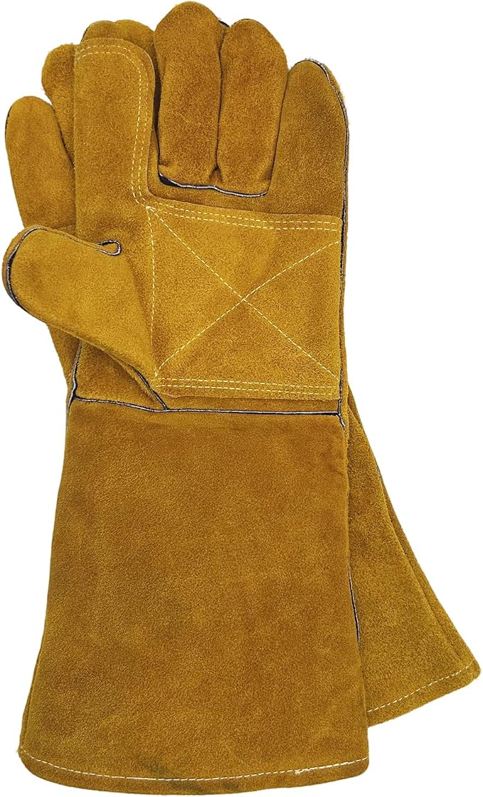Leather Welding Gloves - Image 3