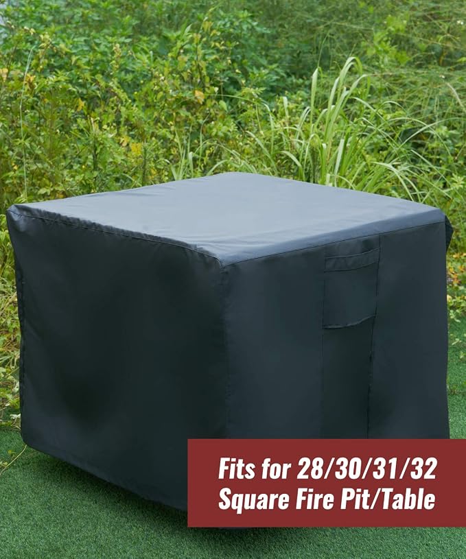 NUPICK 30 Inch Square Fire Pit Cover - Image 7