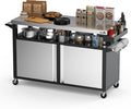 Stanbroil Rolling Outdoor Kitchen Island, BBQ Grill Cart by Stanbroil